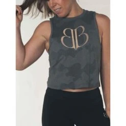 Camiseta Sin Mangas Mujer Banbroken Gris -Fit Tienda camiseta sin mangas mujer banbroken gris 2