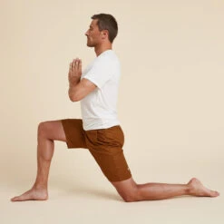 Camiseta Yoga Suave Manga Corta Hombre Kimjaly Blanco -Fit Tienda camiseta yoga suave manga corta hombre kimjaly blanco 2