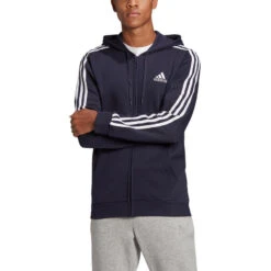 ADIDAS Chaqueta Con Capucha Essentials Fleece 3 Bandas -Fit Tienda chaqueta con capucha essentials fleece 3 bandas 10
