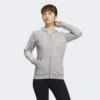 ADIDAS Chaqueta Con Capucha Essentials Fleece 3 Bandas -Fit Tienda chaqueta con capucha essentials fleece 3 bandas