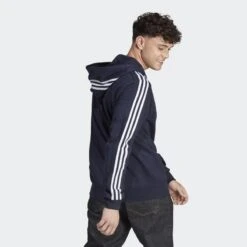 ADIDAS Chaqueta Con Capucha Essentials French Terry 3 Bandas -Fit Tienda chaqueta con capucha essentials french terry 3 bandas 3