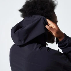 Chaqueta Fitness Negro Amplia Capucha -Fit Tienda chaqueta fitness negro amplia capucha 2