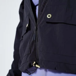 Chaqueta Fitness Negro Amplia Capucha -Fit Tienda chaqueta fitness negro amplia capucha 3