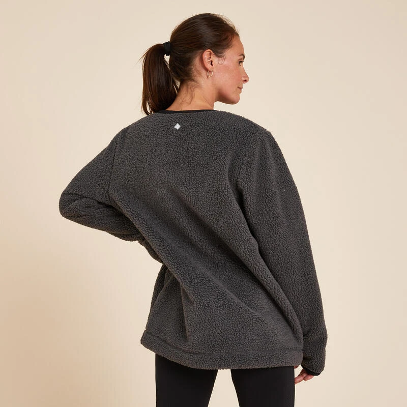 CHAQUETA M SHERPA YOGA GRIS OSCURO 6 CHAQUETA M SHERPA YOGA GRIS OSCURO - Imagen 4