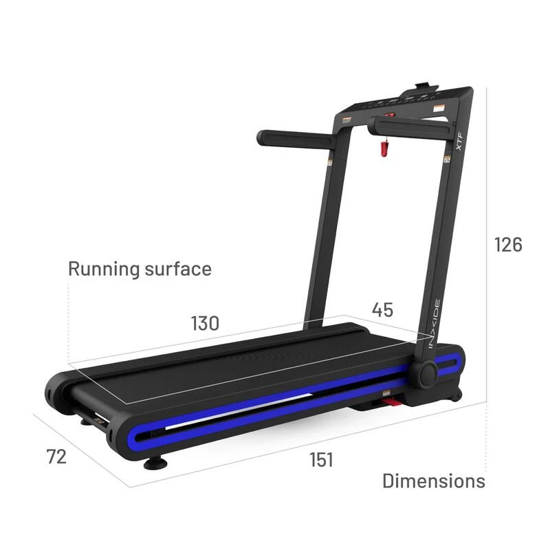 BODYTONE Cinta De Correr Ultraplegable Pantalla LED. Inclinación Automática 16km/h XTF 4 BODYTONE Cinta De Correr Ultraplegable Pantalla LED. Inclinación Automática 16km/h XTF - Imagen 2