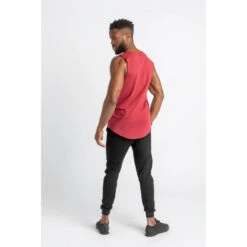 Core Scoop Camiseta Sin Mangas - Fitness - Hombre - Roja -Fit Tienda core scoop camiseta sin mangas fitness hombre roja 3