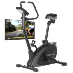 Ergómetro - Vinneren - Fitness - Sillín Retro Confort - Bluetooth - Gris/negro
