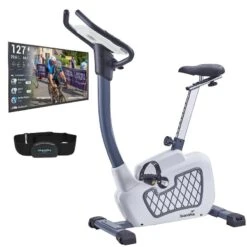 Ergómetro/Bicicleta Estática - Wiry - Fitness - Soporte Para Tablet -Fit Tienda ergometrobicicleta estatica wiry fitness bluetooth 24 programas