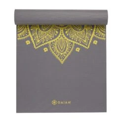 Gaiam Esterilla De Yoga - 6 Mm - Reloj De Sol Citron