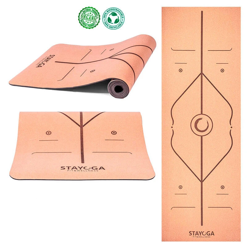 Esterilla De Yoga Alineaciones 7 Chakras - Corcho HQ Y Goma Orgánica Reciclable 6 Esterilla De Yoga Alineaciones 7 Chakras - Corcho HQ Y Goma Orgánica Reciclable - Imagen 4