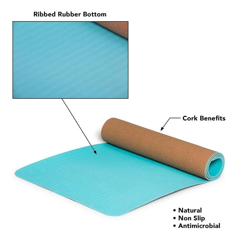 Esterilla De Yoga Estera De Yoga Y Pilates Hecha De Corcho BODYGOOD 5 Esterilla De Yoga Estera De Yoga Y Pilates Hecha De Corcho BODYGOOD - Imagen 3