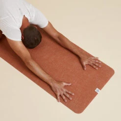 Esterilla De Yoga Yute Caucho Natural Ecodiseñada 4 mm Naranja -Fit Tienda esterilla de yoga yute caucho natural ecodiseada 4 mm naranja 1