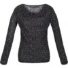 Regatta Jersey Frayda Estampado Animal Para Mujer Negro, Gris Tormenta -Fit Tienda jersey frayda estampado animal para mujer negro gris tormenta