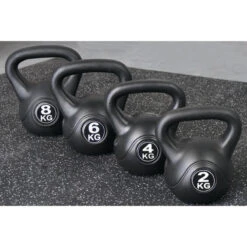 Kettlebell 2 Kg - Plástico - Para Uso Interior Y Exterior - Negro -Fit Tienda kettlebell 2 kg plastico para uso interior y exterior negro 4