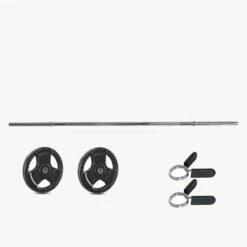 Kit Barra De Musculación + Discos 36 KG ( 25mm) VIMAS SPORT
