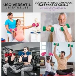 KIT De Mancuernas Antideslizantes De Neopreno Wueps 11 KIT De Mancuernas Antideslizantes De Neopreno Wueps -Fit Tienda kit de mancuernas antideslizantes de neopreno wueps 4