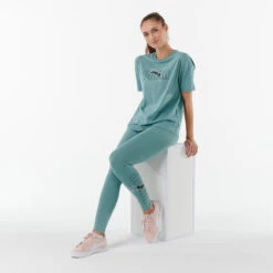 Leggings Fitness Puma Mujer Verde Algodón Largos -Fit Tienda leggings fitness puma mujer verde algodon largos 3