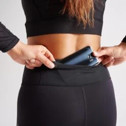 Leggings Mallas Fitness Largas Talle Alto Mujer Domyos Negro -Fit Tienda leggings mallas fitness largas talle alto mujer domyos negro 2