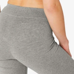 Leggings Mallas Pilates Rectos Mujer Nyamba Regular Fit+ 500 Gris -Fit Tienda leggings mallas pilates rectos mujer nyamba regular fit 500 gris 3