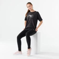 Leggings Puma Mujer Negro Algodón Largos -Fit Tienda leggings puma mujer negro algodon largos 1