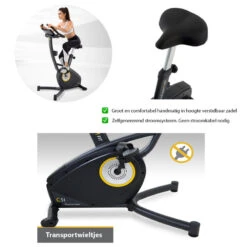 LifeSpan Fitness Bicicleta Estática Semiprofesional C5i Auto Generado -Fit Tienda lifespan fitness bicicleta estatica semiprofesional c5i auto generado 3