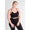 LOEWI Scrunch Seamless Sujetador Deportivo Fitness - Mujer - Negro -Fit Tienda loewi scrunch seamless sujetador deportivo fitness mujer negro