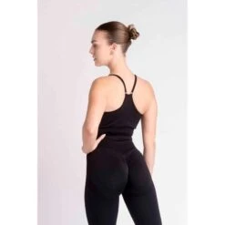 LOEWI Scrunch Seamless Sujetador Deportivo Fitness - Mujer - Negro -Fit Tienda loewi scrunch seamless sujetador deportivo fitness mujer negro 4