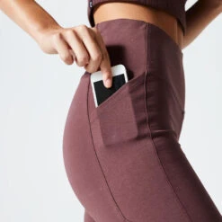 Mallas 7/8 Fitness 520 Mujer Marrón Caoba -Fit Tienda mallas 78 fitness 520 mujer marron caoba 3