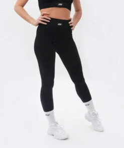 Mallas Leggings Acanalado Sweet Line - Negro -Fit Tienda mallas leggings acanalado sweet line negro 1