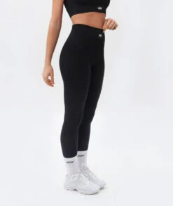 Mallas Leggings Acanalado Sweet Line - Negro -Fit Tienda mallas leggings acanalado sweet line negro 2