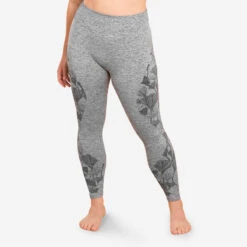 Mallas Yoga Estampado Ginko Mujer Kimjaly Dyn Gris -Fit Tienda mallas yoga estampado ginko mujer kimjaly dyn gris 2