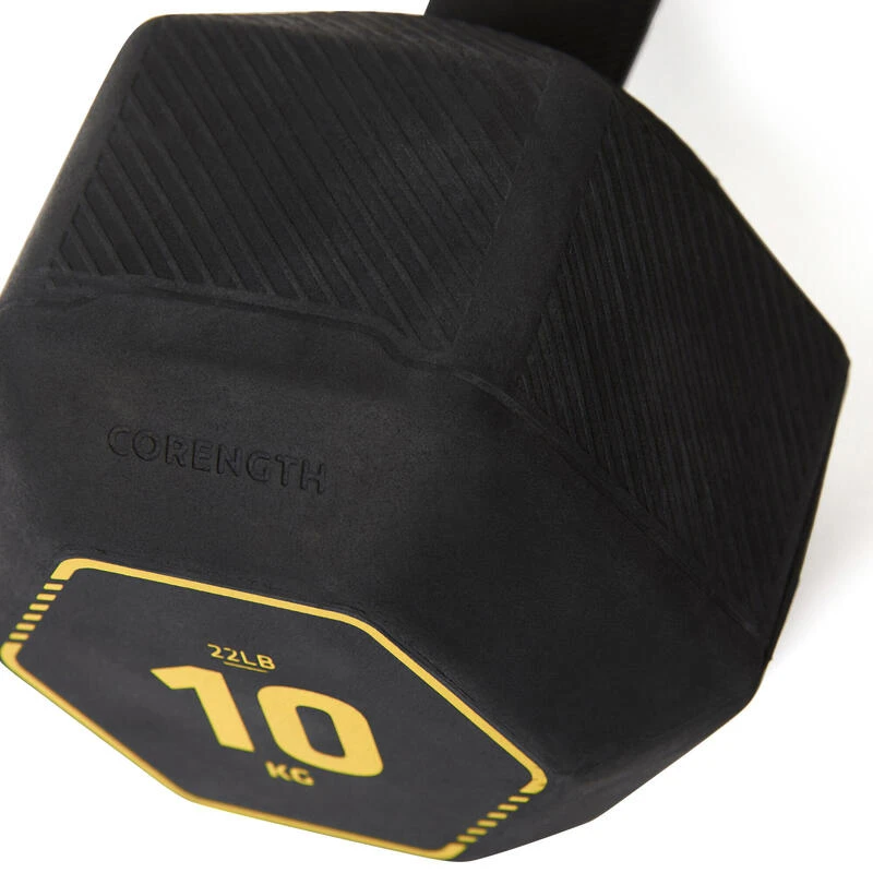 Mancuerna 10 Kg Hexagonal Dumbbell Musculación Cross Training Corength 4 Mancuerna 10 Kg Hexagonal Dumbbell Musculación Cross Training Corength - Imagen 2