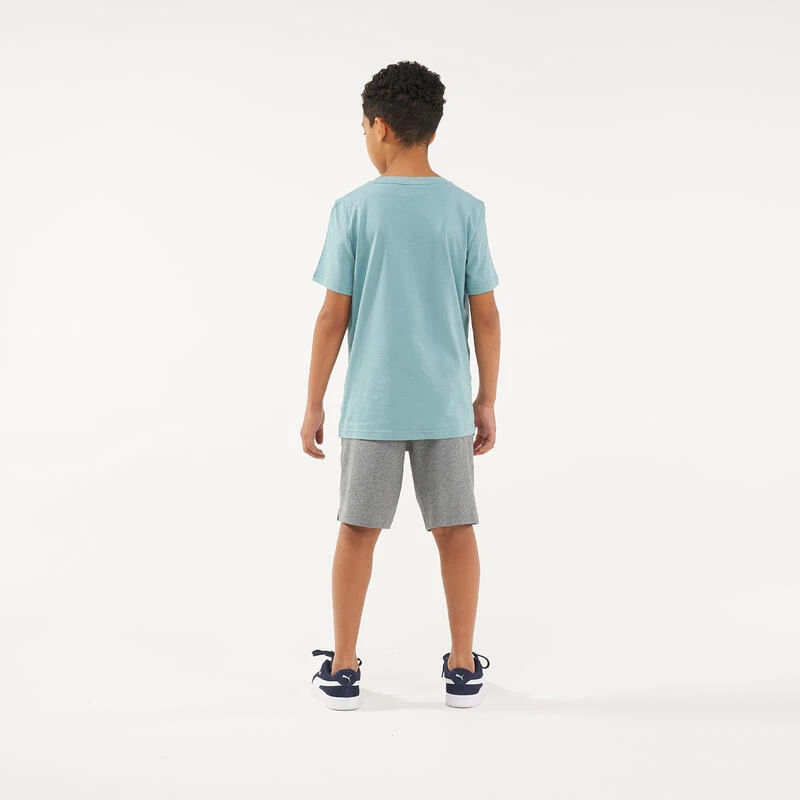 Pantalón Chandal Corto Puma Gimnasia Niño Y Niña Básico Gris 4 Pantalón Chandal Corto Puma Gimnasia Niño Y Niña Básico Gris - Imagen 2