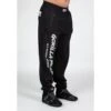 Pantalón Chándal Fitness Largo Hombre GORILLA WEAR Augustine OldSchool Negro