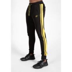 Pantalón Chándal Fitness Largo Hombre GORILLA WEAR Banks Negro