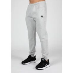 Pantalón Chándal Fitness Largo Hombre GORILLA WEAR Kennewick Negro -Fit Tienda pantalon chandal fitness largo hombre gorilla wear kennewick gris