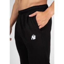 Pantalón Chándal Fitness Largo Hombre GORILLA WEAR Kennewick Negro -Fit Tienda pantalon chandal fitness largo hombre gorilla wear kennewick negro 4
