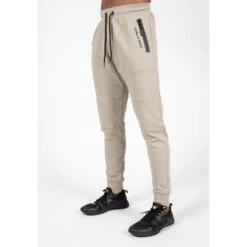 Pantalón Chándal Fitness Largo Hombre GORILLA WEAR Newark Negro 13 Pantalón Chándal Fitness Largo Hombre GORILLA WEAR Newark Negro -Fit Tienda pantalon chandal fitness largo hombre gorilla wear newark beige