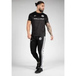 Pantalón Chándal Fitness Largo Hombre GORILLA WEAR Stratford Negro -Fit Tienda pantalon chandal fitness largo hombre gorilla wear stratford negro 3