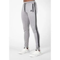 Pantalón Chándal Fitness Largo Hombre GORILLA WEAR Sullivan Negro -Fit Tienda pantalon chandal fitness largo hombre gorilla wear sullivan gris