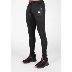 Pantalón Chándal Fitness Largo Hombre GORILLA WEAR Sullivan Negro