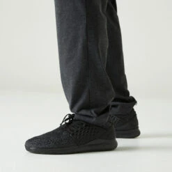 Pantalón Chándal Fitness Regular Hombre Domyos 100 Gris -Fit Tienda pantalon chandal fitness regular hombre domyos 100 gris 4