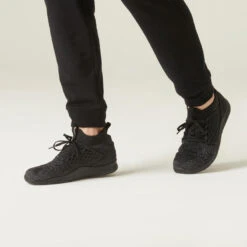 Pantalón Chándal Fitness Regular Hombre Domyos 100 Negro -Fit Tienda pantalon chandal fitness regular hombre domyos 100 negro 3