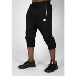 Pantalón Chándal Jogging Pirata Hombre GORILLA WEAR Knoxville 3/4 Negro