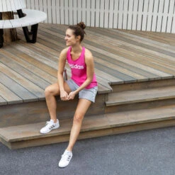 Pantalón Corto Fitness Adidas Mujer Gris -Fit Tienda pantalon corto fitness adidas mujer gris 3