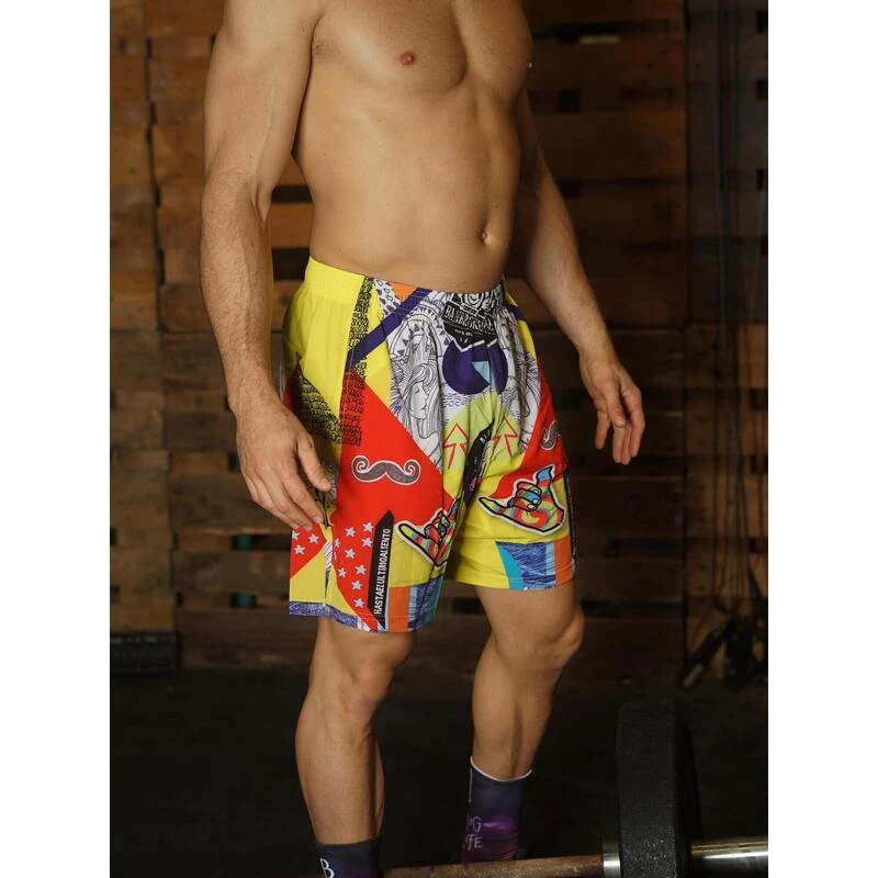 Pantalón Corto Hombre Banbroken RIO Multicolor Amarillo 4 Pantalón Corto Hombre Banbroken RIO Multicolor Amarillo - Imagen 2