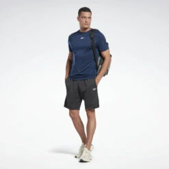 Reebok Pantalón Corto Workout Ready Mélange -Fit Tienda pantalon corto workout ready melange 2