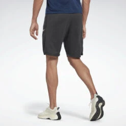 Reebok Pantalón Corto Workout Ready Mélange -Fit Tienda pantalon corto workout ready melange 3