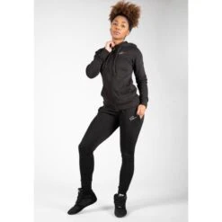 Pantalón Jogger Fitness Largo Mujer GORILLA WEAR Pixley Negro -Fit Tienda pantalon jogger fitness largo mujer gorilla wear pixley negro 3