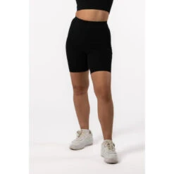 Pantalones Cortos De Motorista 'Body' Fitness - Mujer - Negro